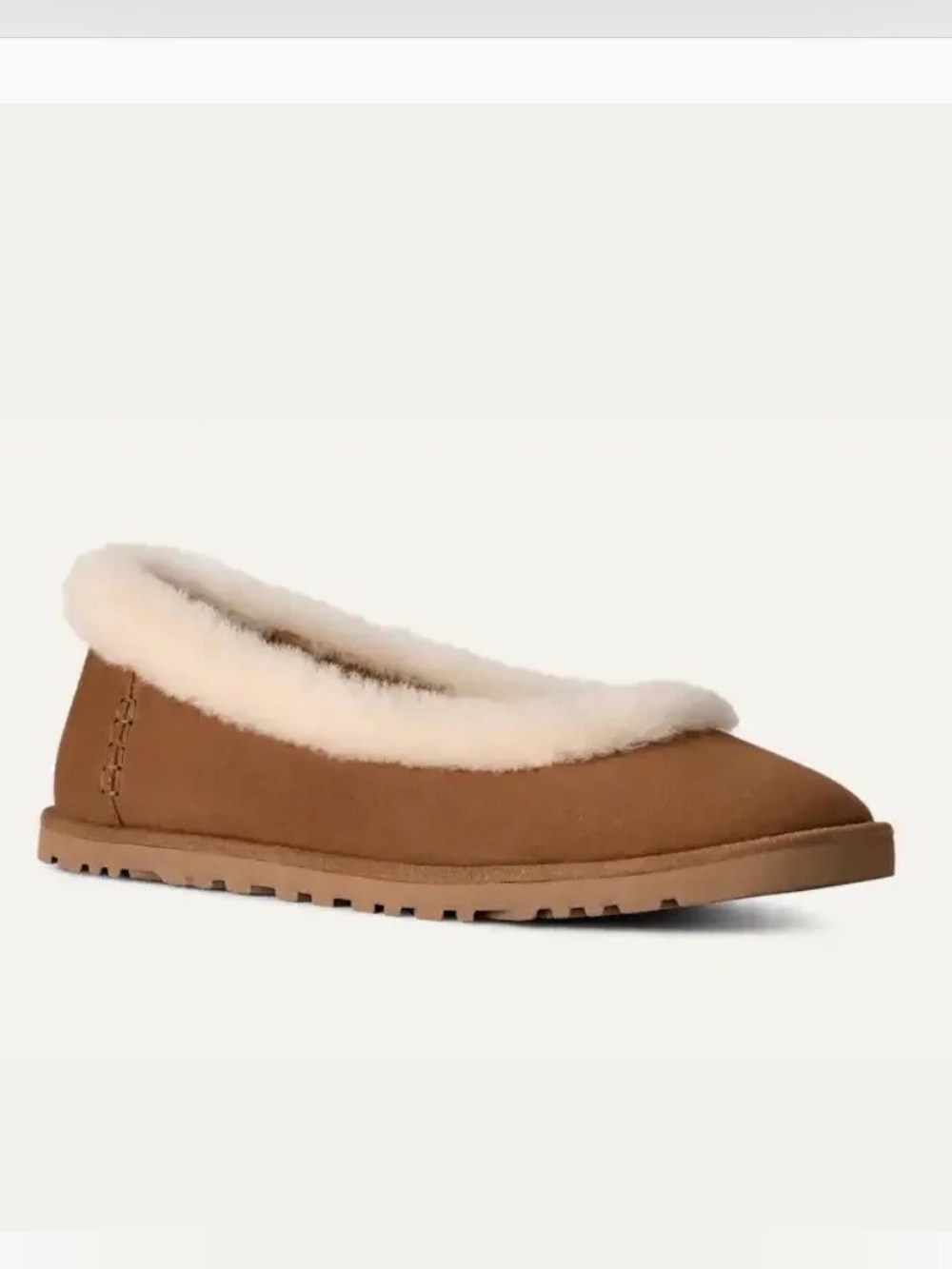 Luvvete Odette Tan Suede Microfiber Lined Slippers